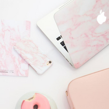 Load image into Gallery viewer, Pink Marble Notebook
